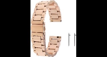 Roestvrijstalen Horlogeband 18mm Universeel Vervangende Band voor Smartwatches