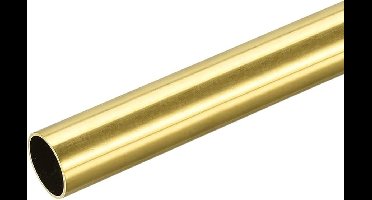 KARZO sourcing map Messing ronde buis 20 mm AD 1 mm wanddikte 200 mm lengte buisslang