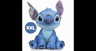 Stitch - Disney Lilo & Stitch Blauw Pluche Knuffel 75 cm
