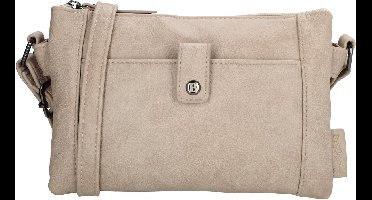 Beagles Cuenca Crossbodytas - Schoudertas - Dames Tas - Compacte Tas - Kleine - Dames - Lichttaupe