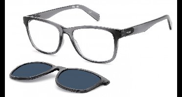 Leesbril Polaroid PLD0030 Met Zonneclip-Gray-+2.00