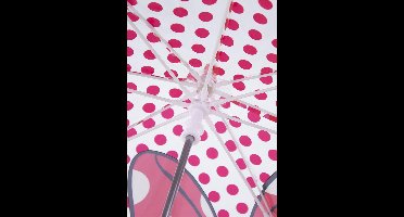 Disney Minnie Mouse - paraplu - voor kinderen - rood - D71 cm