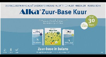 Alka® Zuur-base kuur - 30 dagen detoxkuur met 3 basisch Alka® producten - Alka Thee, Mineralen en BasenCaps Original in een voordeelpakket met dagschema