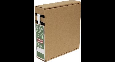 Quadrios 25CA488 Krimpkous met lijm Wit Krimpverhouding:3:1 5 m