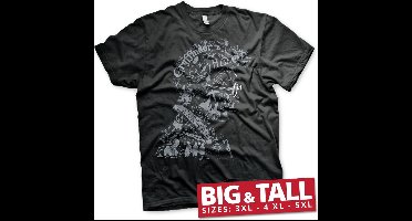 Harry Potter Wordings and Symbols Big & Tall T-shirt Zwart
