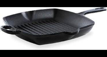 BK Bourgogne grillpan Ø 26x26 cm - Gietijzer - Inductie - Zwart