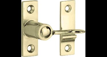 Raamwervel Elegant 20mm verend messing gelakt