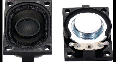 Visaton K 28.40 - 8 Ohm 1.6 inch 4 cm Mini-luidspreker 2 W 8 Ω Ovaal, Kunststof membraan