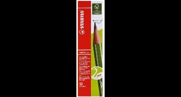 Potloden HB Stabilo Greengraph Gomtop
