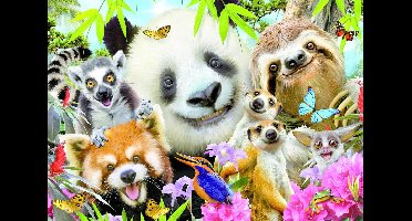 Educa puzzel Black Eyed Friends Selfie 300 stukjes dieren.