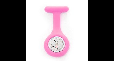 Verpleegster horloge - Verpleegsterhorloge - Nurse Watch - siliconen - Rose