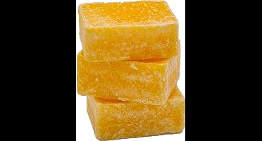 Deco4yourhome® - 3x Amberblokje - Orange - Sinaasappel - 3 Stuks - Amber - Blokje - Geurblokjes