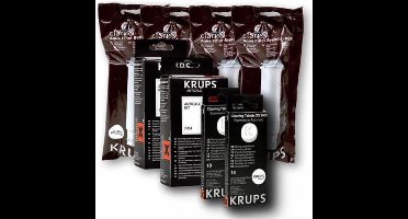 4x krups F088 waterfilter - 2x F054 ontkalker - 2X XS3000 reinigingstablet