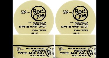Red One Haar Styling Wax - Keratin - 4 x 150 ml