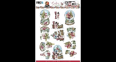 3D Push-Out - Yvonne Creations - Santa's Journey - Globe