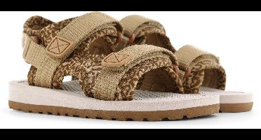 Shoesme Panterprint Lichtgewicht Sandaal - Sandalen Kind - Meisjes - Leopard Grey - Spandex - Maat 31