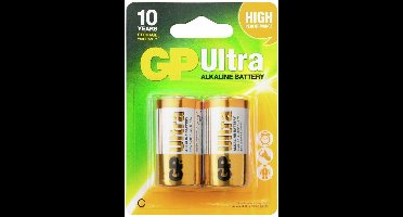 GP C Ultra Plus Alkaline Batterijen LR14 - 20 stuks, 1.5V