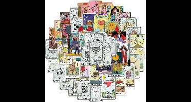 Stickers - Tarot - retro - 50 st