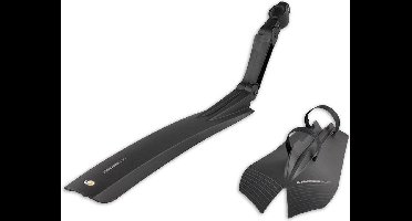MTB / Road / allroad MUDguard - Spatborden set - eenvoudig (de)montage - voor en achter spatbord - ideaal voor mountainbike cyclocross en racefiets - 26 tot 29 inch - Zwart