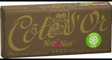 Cote d'Or Noir de Noir extra puur - 2 x 75 gram