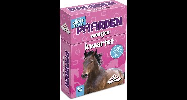 Paarden Weetjes Kwartet – Kaartspel - Boordevol leuke en leerzame paardenfeitjes