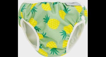Vimse Groene Ananas - Wasbare Zwemluier - Maat M - Waterbestendig - Hip Design - OEKO-TEX® Klasse 1