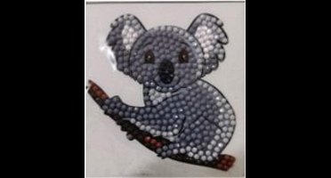 Crystal Art Motif Kit stickers | Koala Bear