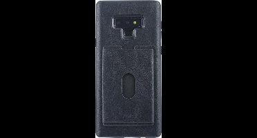 UNIQ Accessory Galaxy Note 9 Kunstleer Backcover hoesje met portemonnee - Zwart (N960F)