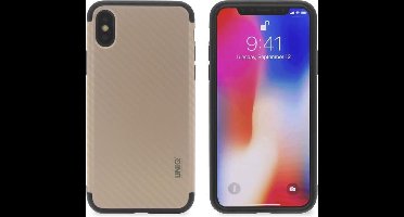 UNIQ Accessory iPhone X-Xs Hard Case Backcover Platinum - Licht Bruin