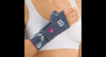 Medi Manumed Active Polsbrace - Zilver - Links - Maat 1