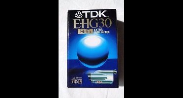 TDK E-HG30 Videocassette VHS (5 stuks)
