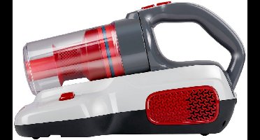 Dirt Devil UV-Zuiger met UV-Lamp voor Bed en Bank - Stofzuiger Zonder Zak - Huisstofmijt Stofzuiger - Matras Stofzuiger - 400W Handzuiger met HEPA-Filter en 4,5m Snoer - Rood/Wit/Grijs