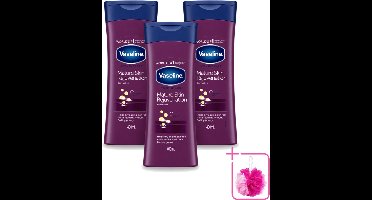 3 x Vaseline – Body Lotion – Intensive Care Mature Skin – 400 ml - Bulkverpakking - Rijpe huid - Douchemop - Droge huid