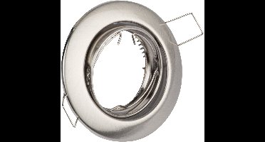 Spot Armatuur GU10 - GU10 Inbouwspot - Rond - Chroom - Aluminium - Kantelbaar Ø82mm