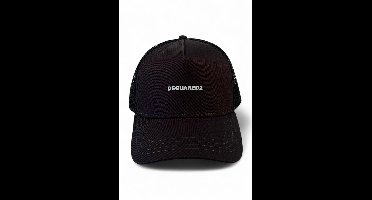 Dsquared2 pet zwart met klein wit logo unisex - U