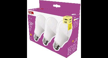 EMOS LED-lamp Classic A60 / E27 / 13 W (100 W) / 1521 lm / warm wit / 3 stuks, ZQ5E61.3