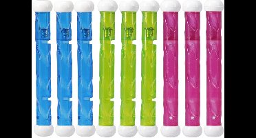 Free & Easy Led Duikstokjes - 9x - Gekleurd mix - Kunststof - Duikspeelgoed voor Zwembad - duikstaafjes met lampjes