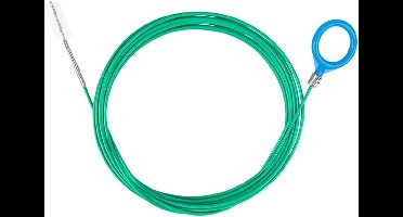 Dailygoods- Afvoerreiniger - Afvoer Reinigingsborstel - Staal/PVC - Voor Zonneschermen - Voor Koelkasten - Verwijdert Vuil en Bladeren - Buisreiniger