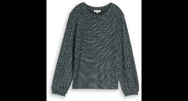 Tom Tailor - Dames t-shirt - Maat S - Vrouwen - GRIJS - Viscose
