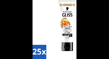 25 x Gliss - Split-Ends Cream - Tegen Gespleten Haarpunten - 50 ml - Voordeelverpakking - 25 stuks