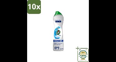 10 x Cif - Schuurmiddel - Original - 750ml - Wasstrips - Schoonmaken - Schuren - Vuil Verwijderen - Keuken Schoonmaken - Badkamer Schoonmaken