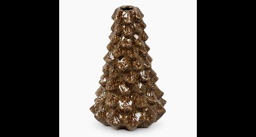 Picea Kerstboom Vaas - Keramiek - Bruin - H 32 cm