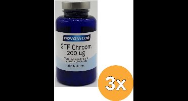 3x Nova Vitae Gtf Chroom (180 Tabletten)