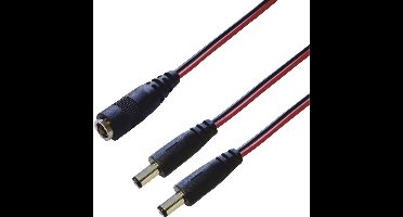 BKL Electronic DC-verdeler Laagspanningsstekker - DC-koppeling 5.5 mm 2.5 mm 0.30 m 1 stuk(s) Single