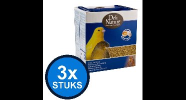 3x Deli Nature - eivoer droog geel 1kg - Vogelvoer - 1 kg