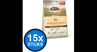 15x Acana - Cat homestead harvest chicken & turkey 340gr - Kattenvoer - 340 g