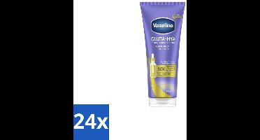 24 x Vaseline – Gluta-Hya Serum – Overnight Radiance – 200 ml - Nachtelijke Huidverzorging - Stralende Huid - Huidherstel - Huidverzorging - Gluta-hya