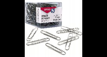 Metalen Kantoorartikelen Paperclips 77mm - 50 Stuks in Doos