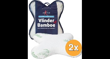 2x Lucovitaal Bamboe Vlinderkussen (1 stuk)