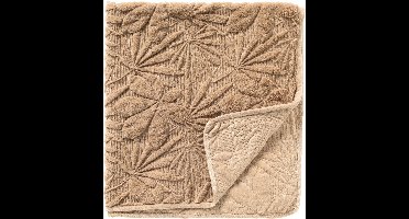 Dutch Decor - JURRIAN - bedsprei 240x260 cm - gewatteerd bladmotief - Irish Cream - beige